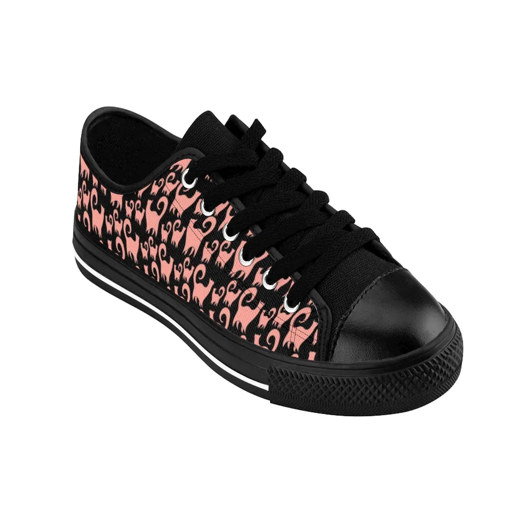 Pink Snobby Cats Women's Sneakers