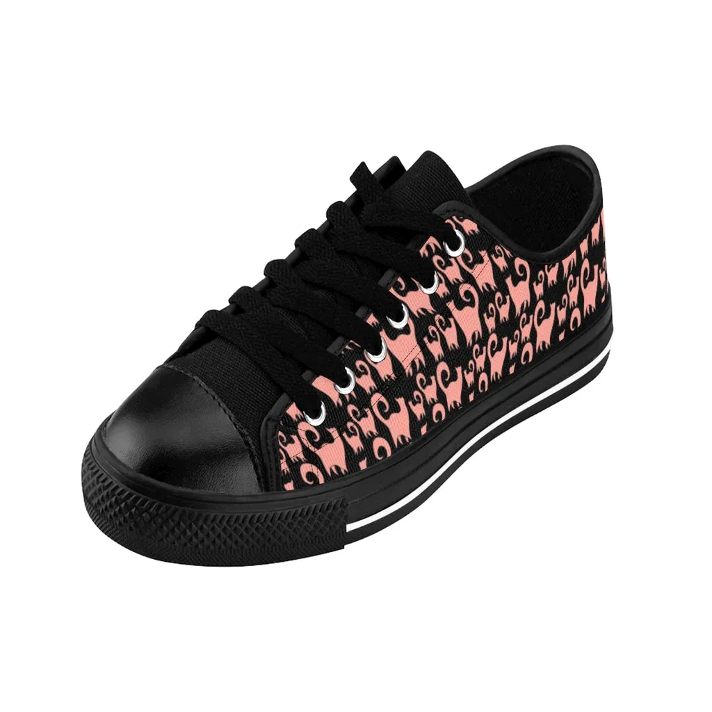 Pink Snobby Cats Women's Sneakers