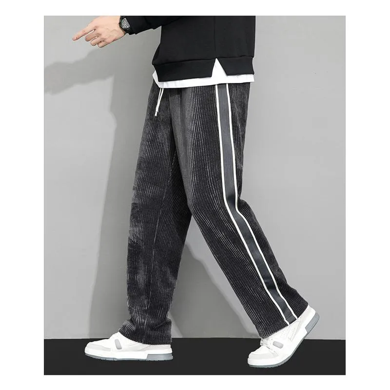 Plus Velvet Straight Corduroy Trendy Chenille Loose Fit Sweatpant