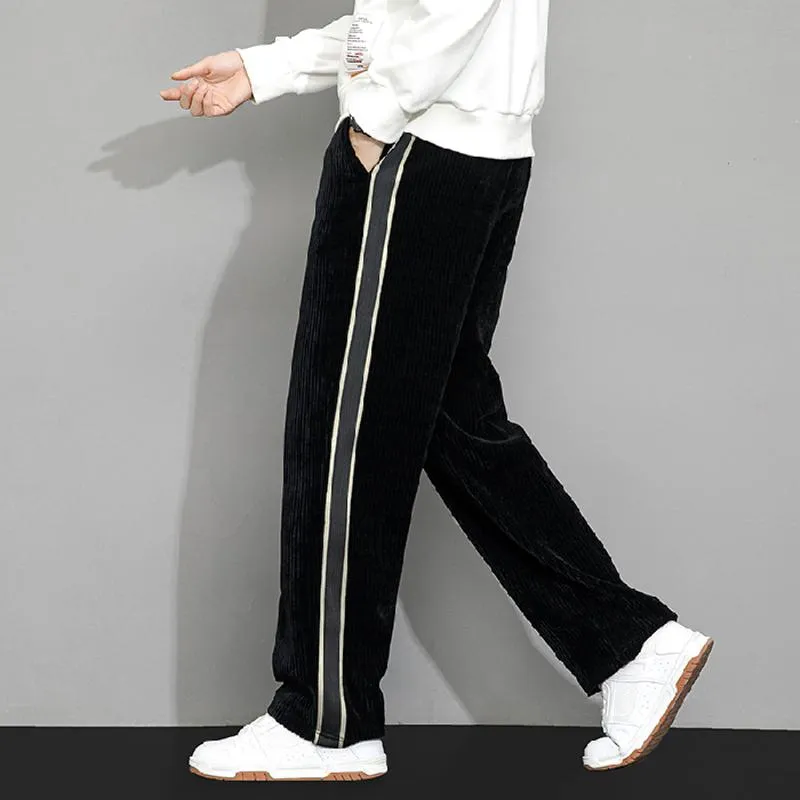 Plus Velvet Straight Corduroy Trendy Chenille Loose Fit Sweatpant