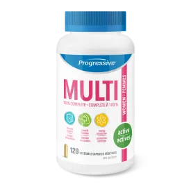 Progressive Multivitamin Active Women 120 Capsules