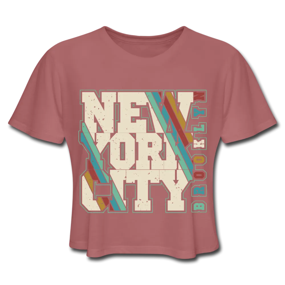 Retro Brooklyn Crop Top