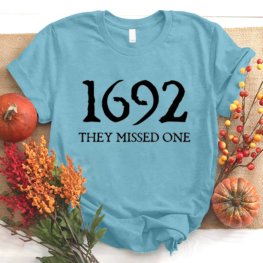 Salem Witch Shirt 1692 They Missed One Halloween Gift TShirt, Halloween T - Shirt