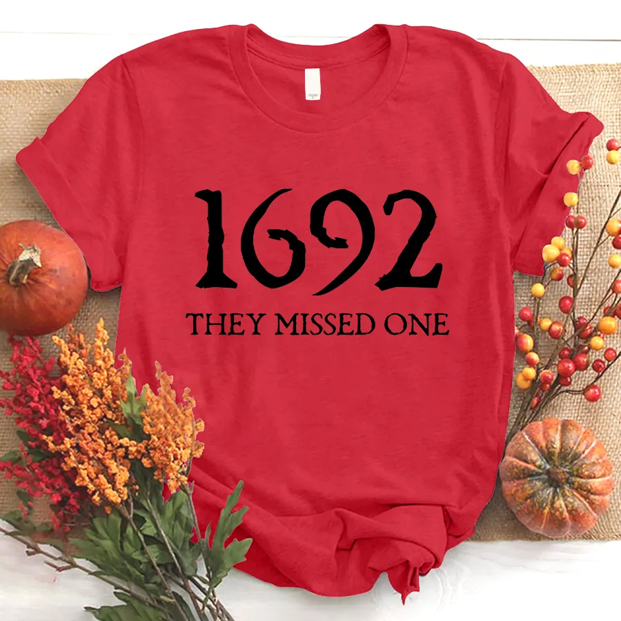 Salem Witch Shirt 1692 They Missed One Halloween Gift TShirt, Halloween T - Shirt