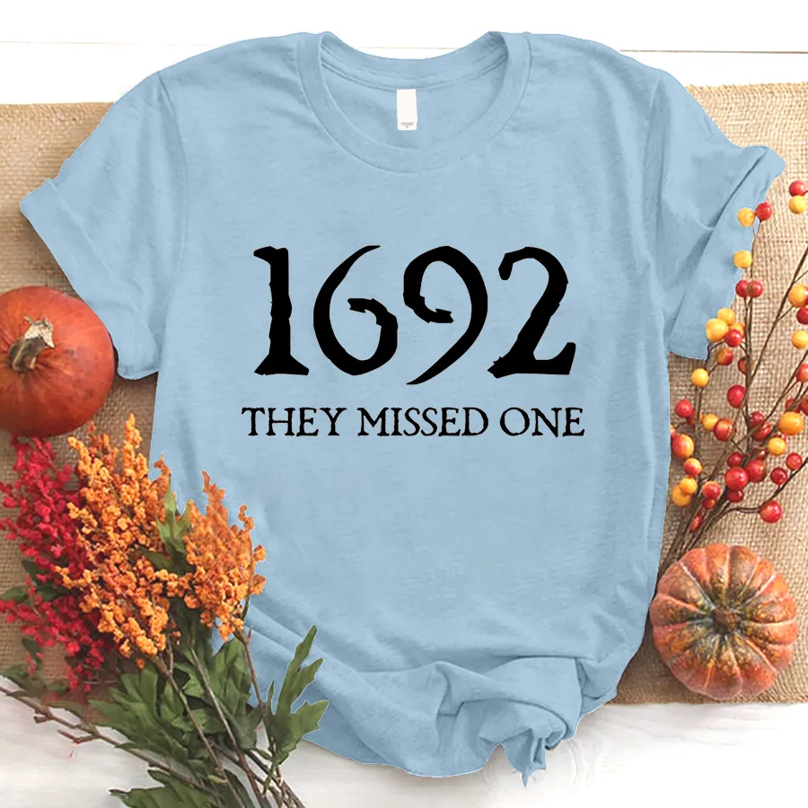 Salem Witch Shirt 1692 They Missed One Halloween Gift TShirt, Halloween T - Shirt