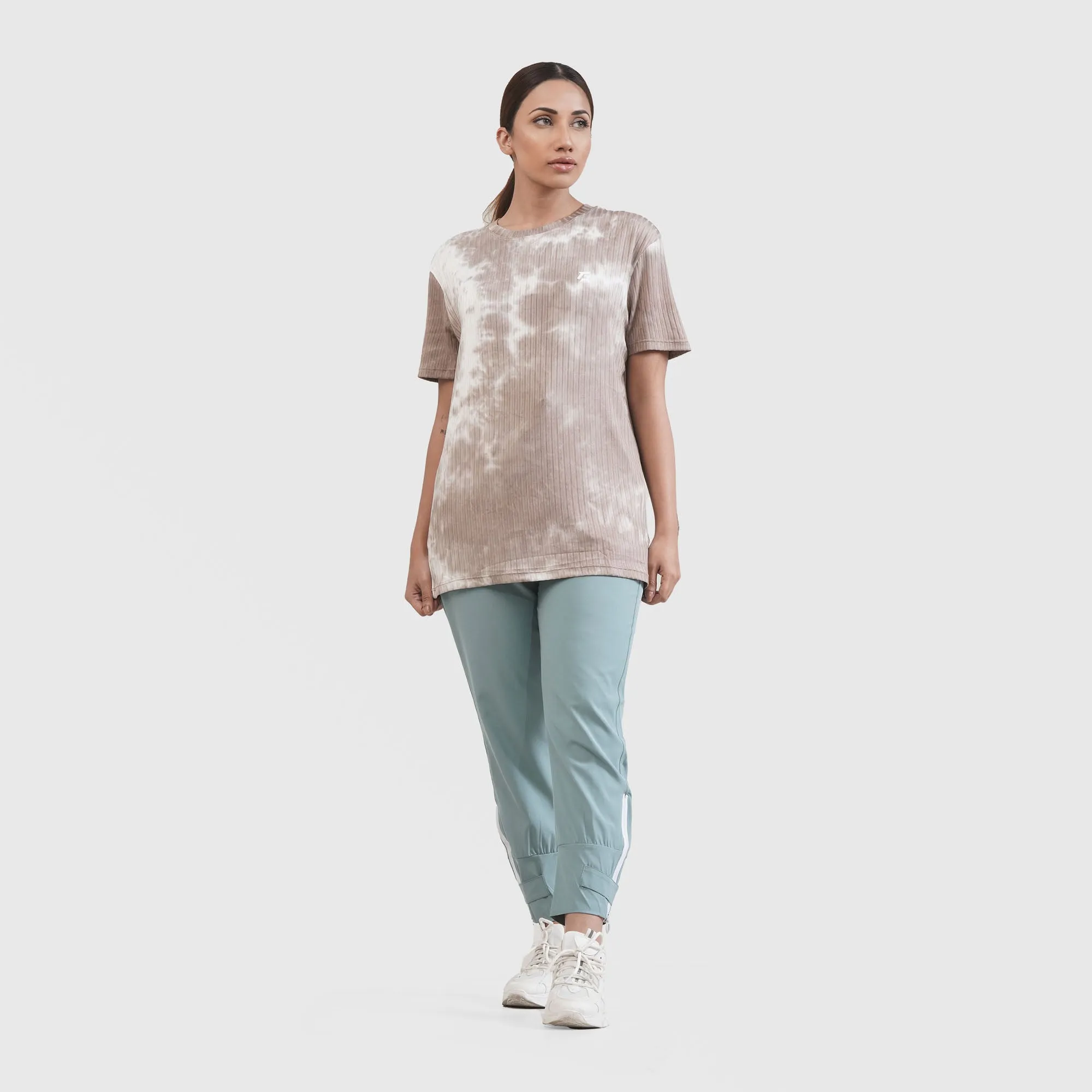 Shibori Tee (Brown)