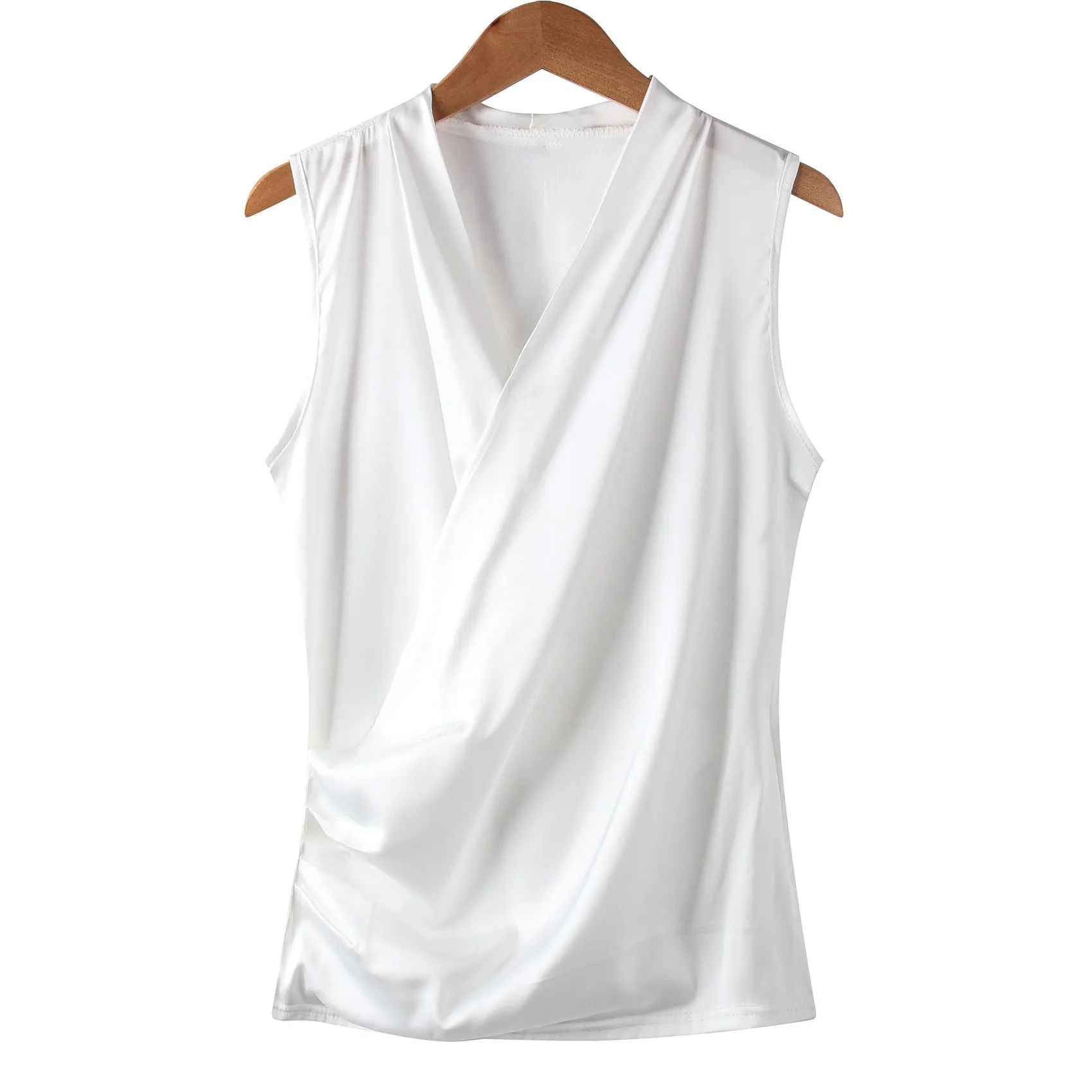 Sleeveless V-neck Top women