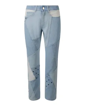 Stella McCartney Patchwork Boyfriend Jeans