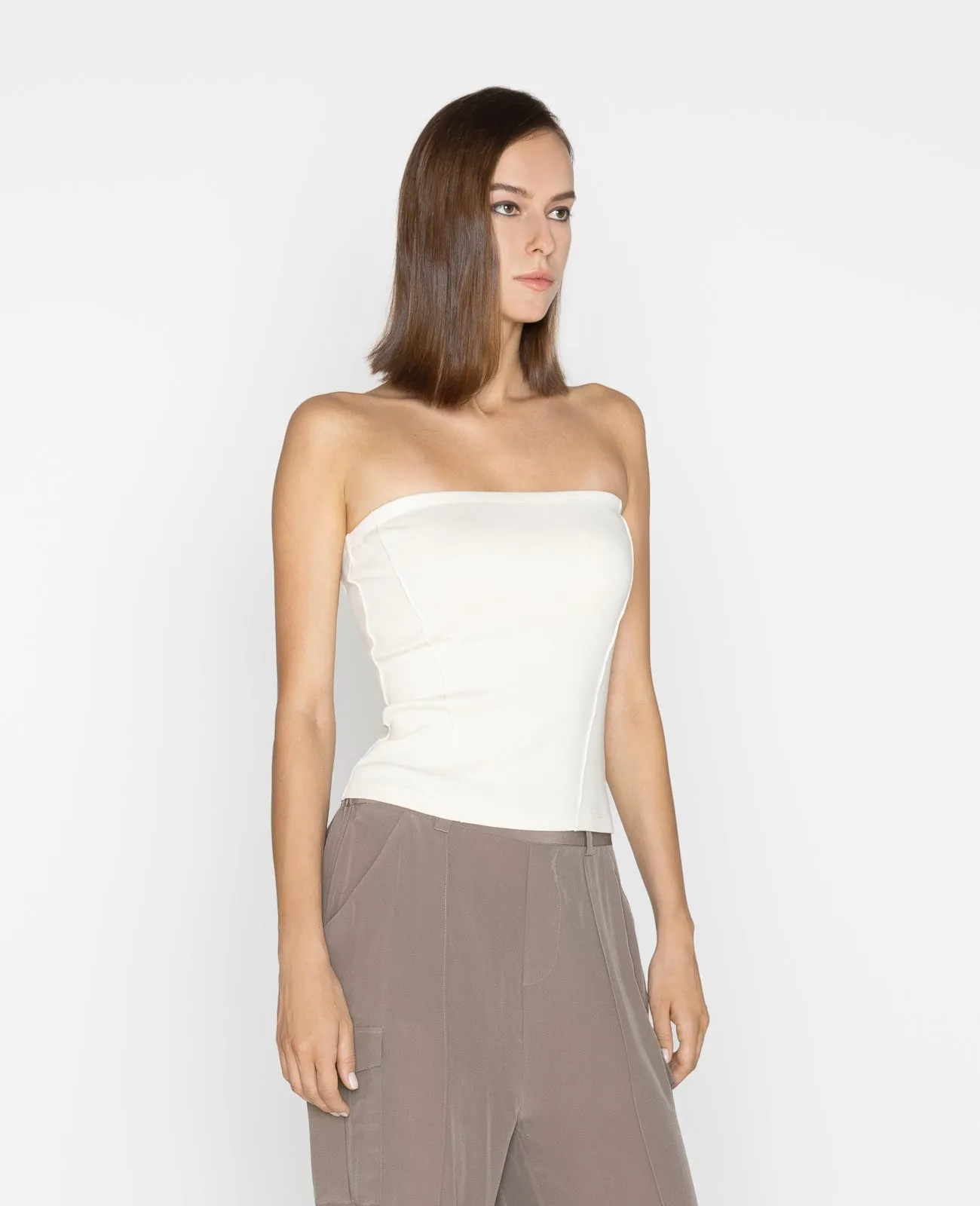 Supima Ribbed Tube Top