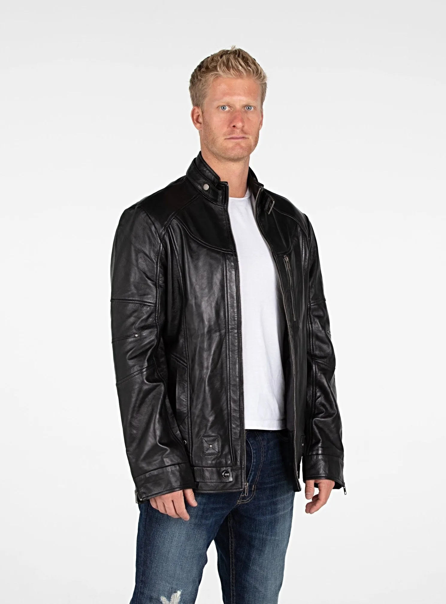 Swift Mens Leather Jacket