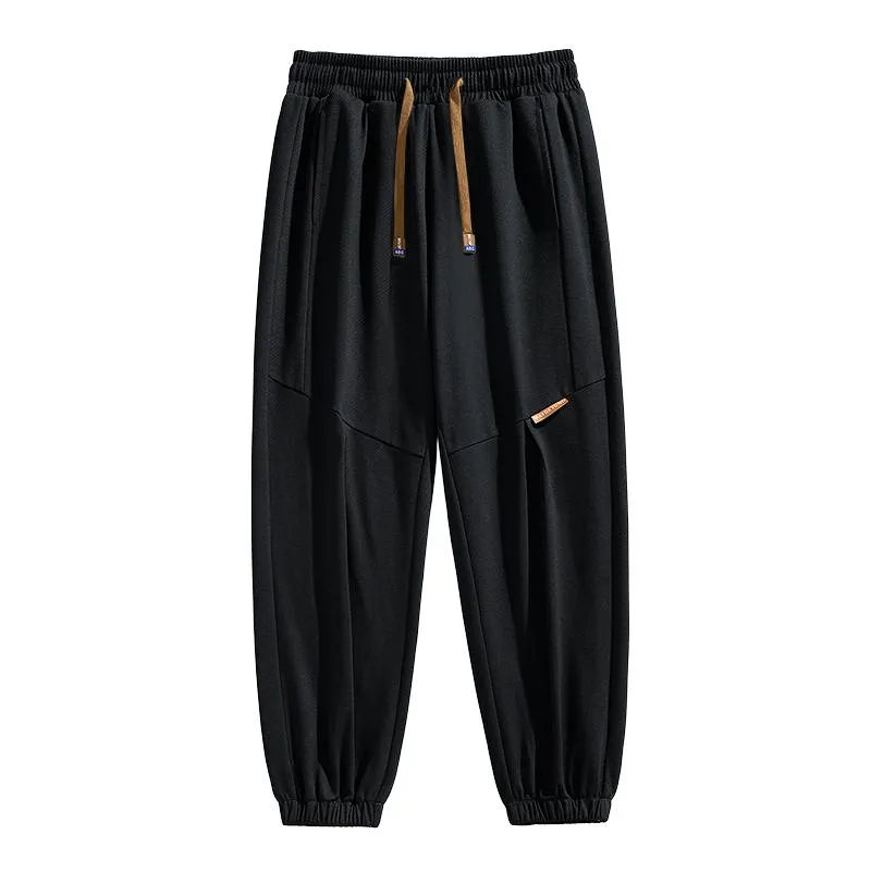 Tapered Loose Fit Patchwork Versatile Sweatpant