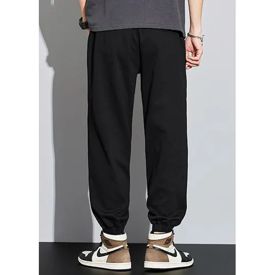 Tapered Loose Fit Patchwork Versatile Sweatpant