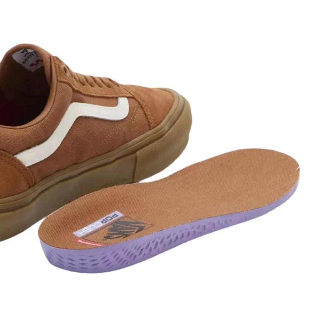 Vans Skate Old Skool Pro Shoes Brown/Gum