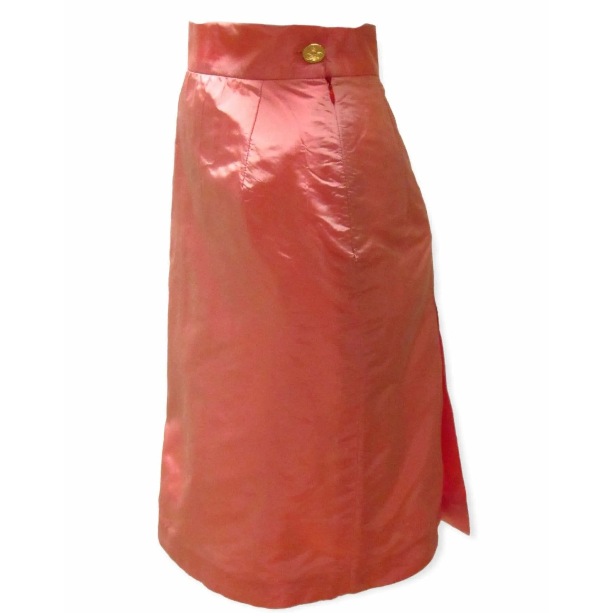 Vivienne Westwood Pink Satin Skirt