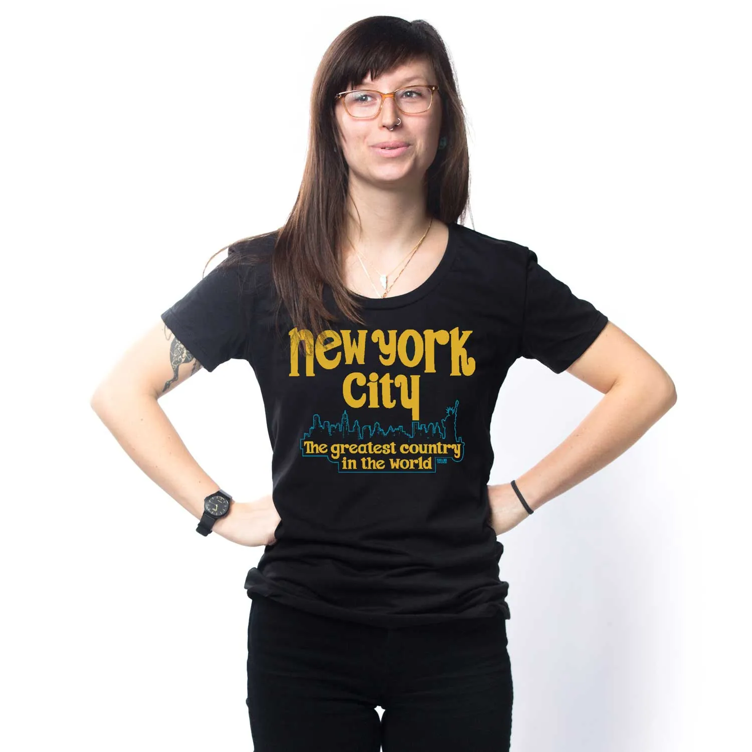 Women's New York City The Greatest Country In The World T-shirt