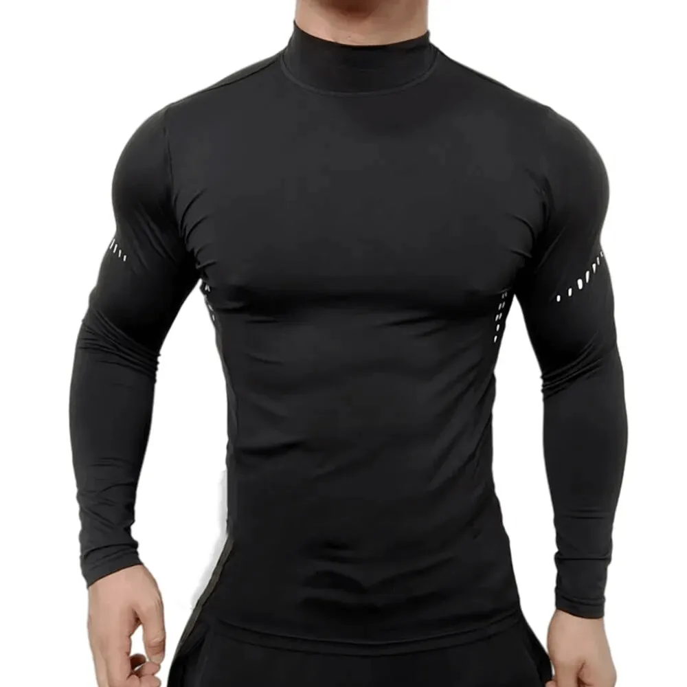 Workout Long Sleeves Top for Men / Compression Male Clothes - SF1613