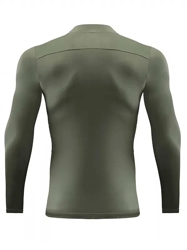 Workout Long Sleeves Top for Men / Compression Male Clothes - SF1613