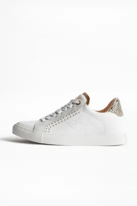 Zadig & Voltaire - Back Wild Sneakers in Blanc